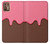 W3754 Strawberry Ice Cream Cone Hülle Schutzhülle Taschen und Leder Flip für Motorola Moto G9 Plus