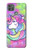 W3264 Pastel Unicorn Hülle Schutzhülle Taschen und Leder Flip für Motorola Moto G9 Power