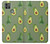 W3285 Avocado Fruit Pattern Hülle Schutzhülle Taschen und Leder Flip für Motorola Moto G9 Power