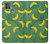 W3286 Banana Fruit Pattern Hülle Schutzhülle Taschen und Leder Flip für Motorola Moto G9 Power