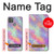 W3706 Pastel Rainbow Galaxy Pink Sky Hülle Schutzhülle Taschen und Leder Flip für Motorola Moto G9 Power