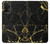 W2896 Gold Marble Graphic Printed Hülle Schutzhülle Taschen und Leder Flip für Samsung Galaxy A32 5G