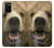 W0840 Grizzly Bear Face Hülle Schutzhülle Taschen und Leder Flip für Samsung Galaxy A02s, Galaxy M02s