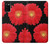 W2478 Red Daisy flower Hülle Schutzhülle Taschen und Leder Flip für Samsung Galaxy A02s, Galaxy M02s