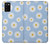 W3681 Daisy Flowers Pattern Hülle Schutzhülle Taschen und Leder Flip für Samsung Galaxy A02s, Galaxy M02s