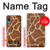 W2326 Giraffe Skin Hülle Schutzhülle Taschen und Leder Flip für Samsung Galaxy A04, Galaxy A02, M02