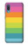 W2363 Rainbow Pattern Hülle Schutzhülle Taschen und Leder Flip für Samsung Galaxy A04, Galaxy A02, M02