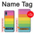 W2363 Rainbow Pattern Hülle Schutzhülle Taschen und Leder Flip für Samsung Galaxy A04, Galaxy A02, M02