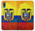 W3020 Ecuador Flag Hülle Schutzhülle Taschen und Leder Flip für Samsung Galaxy A04, Galaxy A02, M02