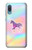 W3203 Rainbow Unicorn Hülle Schutzhülle Taschen und Leder Flip für Samsung Galaxy A04, Galaxy A02, M02