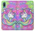 W3264 Pastel Unicorn Hülle Schutzhülle Taschen und Leder Flip für Samsung Galaxy A04, Galaxy A02, M02