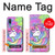 W3264 Pastel Unicorn Hülle Schutzhülle Taschen und Leder Flip für Samsung Galaxy A04, Galaxy A02, M02