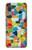 W3391 Abstract Art Mosaic Tiles Graphic Hülle Schutzhülle Taschen und Leder Flip für Samsung Galaxy A04, Galaxy A02, M02