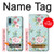W3494 Vintage Rose Polka Dot Hülle Schutzhülle Taschen und Leder Flip für Samsung Galaxy A04, Galaxy A02, M02