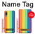 W3699 LGBT Pride Hülle Schutzhülle Taschen und Leder Flip für Samsung Galaxy A04, Galaxy A02, M02