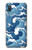 W3751 Wave Pattern Hülle Schutzhülle Taschen und Leder Flip für Samsung Galaxy A04, Galaxy A02, M02