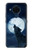 W3693 Grim White Wolf Full Moon Hülle Schutzhülle Taschen und Leder Flip für Nokia 5.4