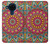 W3694 Hippie Art Pattern Hülle Schutzhülle Taschen und Leder Flip für Nokia 5.4