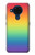 W3698 LGBT Gradient Pride Flag Hülle Schutzhülle Taschen und Leder Flip für Nokia 5.4