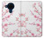 W3707 Pink Cherry Blossom Spring Flower Hülle Schutzhülle Taschen und Leder Flip für Nokia 5.4