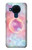 W3709 Pink Galaxy Hülle Schutzhülle Taschen und Leder Flip für Nokia 5.4