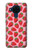 W3719 Strawberry Pattern Hülle Schutzhülle Taschen und Leder Flip für Nokia 5.4
