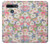 W3688 Floral Flower Art Pattern Hülle Schutzhülle Taschen und Leder Flip für LG K51S