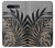 W3692 Gray Black Palm Leaves Hülle Schutzhülle Taschen und Leder Flip für LG K51S
