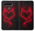 W3682 Devil Heart Hülle Schutzhülle Taschen und Leder Flip für LG K41S