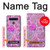 W3710 Pink Love Heart Hülle Schutzhülle Taschen und Leder Flip für LG K41S
