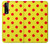 W3526 Red Spot Polka Dot Hülle Schutzhülle Taschen und Leder Flip für LG Stylo 7 4G