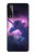 W3538 Unicorn Galaxy Hülle Schutzhülle Taschen und Leder Flip für LG Stylo 7 4G