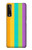 W3678 Colorful Rainbow Vertical Hülle Schutzhülle Taschen und Leder Flip für LG Stylo 7 4G