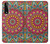 W3694 Hippie Art Pattern Hülle Schutzhülle Taschen und Leder Flip für LG Stylo 7 4G