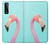 W3708 Pink Flamingo Hülle Schutzhülle Taschen und Leder Flip für LG Stylo 7 4G