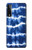 W3671 Blue Tie Dye Hülle Schutzhülle Taschen und Leder Flip für LG Stylo 7 5G