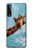 W3680 Cute Smile Giraffe Hülle Schutzhülle Taschen und Leder Flip für LG Stylo 7 5G