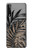 W3692 Gray Black Palm Leaves Hülle Schutzhülle Taschen und Leder Flip für LG Stylo 7 5G