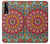 W3694 Hippie Art Pattern Hülle Schutzhülle Taschen und Leder Flip für LG Stylo 7 5G