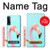 W3708 Pink Flamingo Hülle Schutzhülle Taschen und Leder Flip für LG Stylo 7 5G