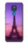 W3447 Eiffel Paris Sunset Hülle Schutzhülle Taschen und Leder Flip für Motorola Moto G Play (2021)