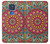 W3694 Hippie Art Pattern Hülle Schutzhülle Taschen und Leder Flip für Motorola Moto G Play (2021)