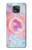 W3709 Pink Galaxy Hülle Schutzhülle Taschen und Leder Flip für Motorola Moto G Power (2021)