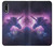 W3538 Unicorn Galaxy Hülle Schutzhülle Taschen und Leder Flip für Sony Xperia L5