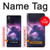 W3538 Unicorn Galaxy Hülle Schutzhülle Taschen und Leder Flip für Sony Xperia L5