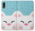 W3542 Cute Cat Cartoon Hülle Schutzhülle Taschen und Leder Flip für Sony Xperia L5