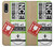 W3543 Luggage Tag Art Hülle Schutzhülle Taschen und Leder Flip für Sony Xperia L5