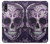 W3582 Purple Sugar Skull Hülle Schutzhülle Taschen und Leder Flip für Sony Xperia L5