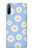 W3681 Daisy Flowers Pattern Hülle Schutzhülle Taschen und Leder Flip für Sony Xperia L5