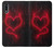 W3682 Devil Heart Hülle Schutzhülle Taschen und Leder Flip für Sony Xperia L5